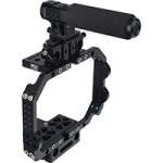 F&V BC-4 (BC4) Advanced Cage Kit for the Blackmagic Cinema Camera with Top Handle and 15mm Rail Mount (p/n 10811601) F&V BC-4 (BC4) Advanced Cage Kit for the Blackmagic Cinema Camera with Top Handle and 15mm Rail Mount (p/n 10811601)